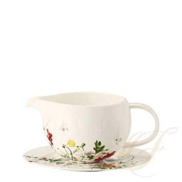 Соусник с подставкой 0,55л коллекции Brillance Fleurs Sauvages бренда Rosenthal