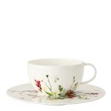 Чашка чайная с блюдцем 0,25л коллекции Brillance Fleurs Sauvages бренда Rosenthal