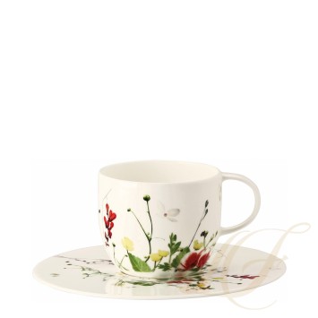 Чашка кофейная с блюдцем 0,20л коллекции Brillance Fleurs Sauvages бренда Rosenthal