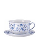 Чашка Café au lait с блюдцем 0,3л коллекции Form 1382 Blaublüten бренда Rosenthal