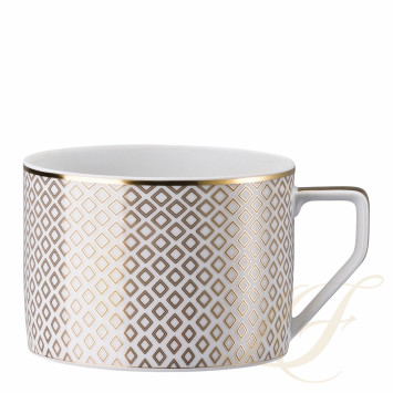 Чашка чайная с блюдцем 0,23л коллекции Francis Carreau Beige бренда Rosenthal