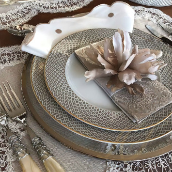 Чайный сервиз на 6 персон коллекции Francis Carreau Beige бренда Rosenthal