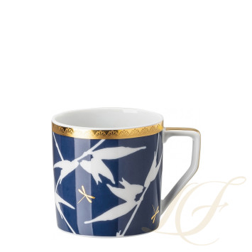 Чашка эспрессо с блюдцем 0,09л коллекции Heritage Turandot Blue бренда Rosenthal