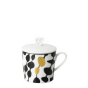 Кружка с крышкой 0,38л коллекции Home Monochrome 