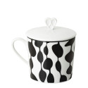 Кружка с крышкой 0,38л коллекции Home Monochrome 