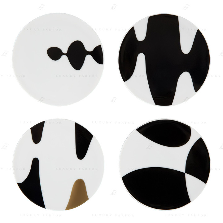 Набор из 4 блюдец 9,5см коллекции Home Monochrome бренда Rosenthal