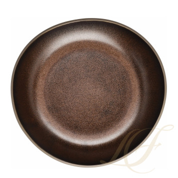 Тарелка глубокая 22см коллекции Junto Bronze бренда Rosenthal