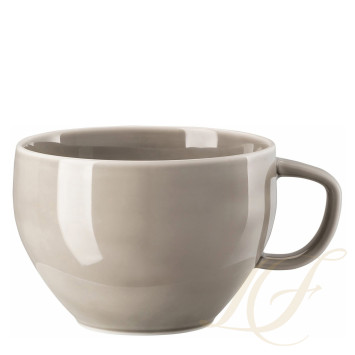 Чашка Café au Lait с блюдцем 0,40л коллекции Junto Pearl Grey бренда Rosenthal