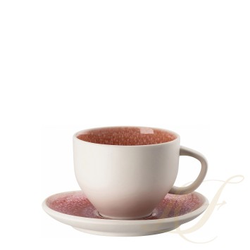 Чашка с блюдцем 0,33л коллекции Junto Rose Quartz бренда Rosenthal