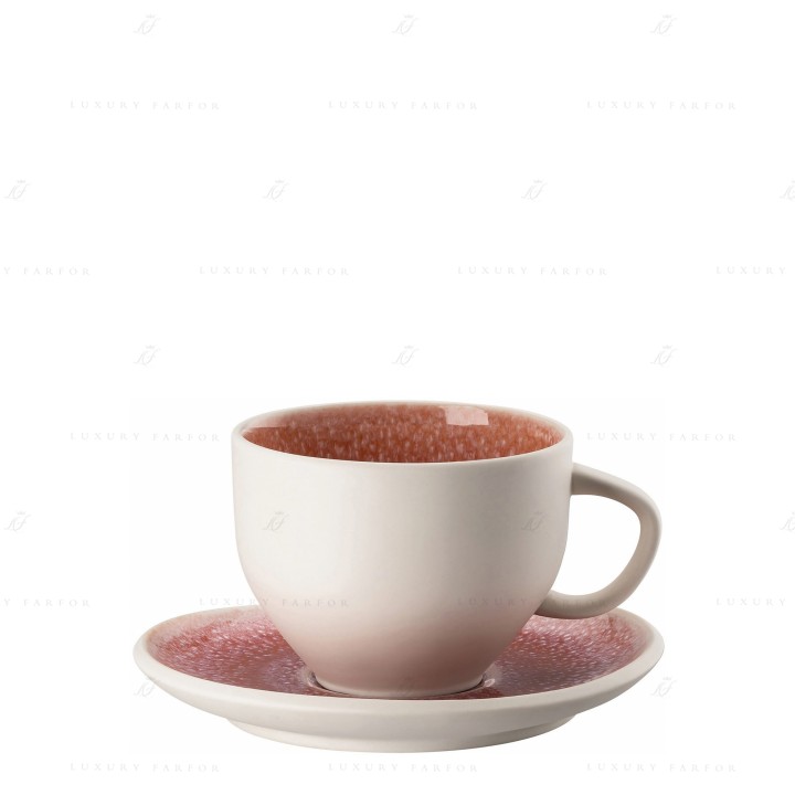 Чашка с блюдцем 0,33л коллекции Junto Rose Quartz бренда Rosenthal