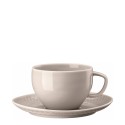 Чашка Café au lait с блюдцем 0,4л коллекции Junto Soft Shell бренда Rosenthal