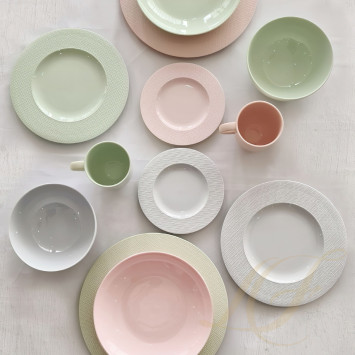 Тарелка десертная 17см коллекции Kumi White Tone бренда Rosenthal