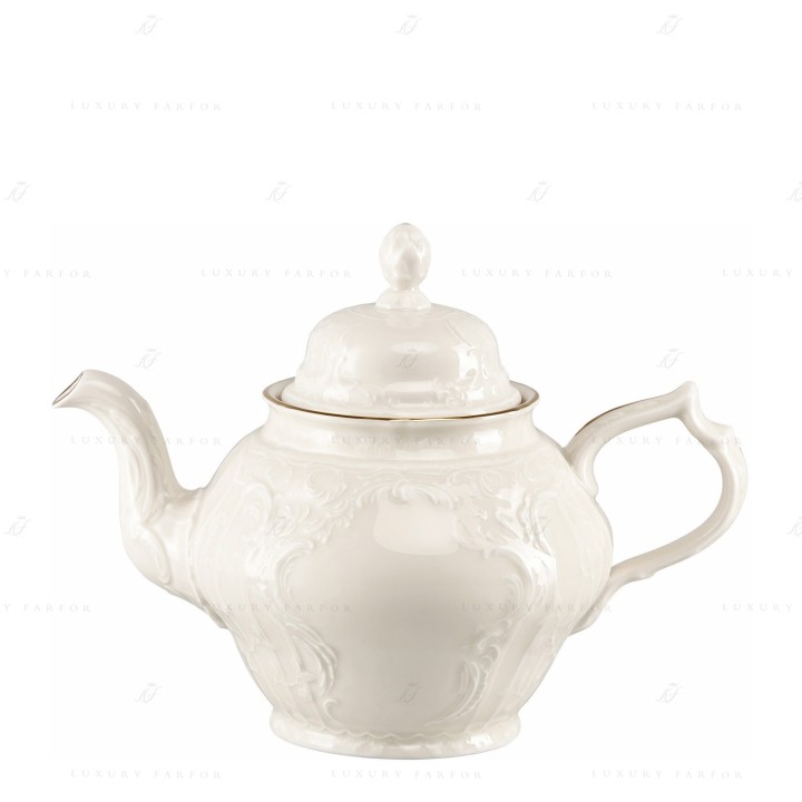 Чайник 1,25л коллекции Sanssouci Elfenbein Gold бренда Rosenthal