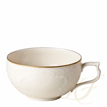 Чашка чайная с блюдцем 0,23л коллекции Sanssouci Elfenbein Gold бренда Rosenthal