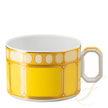 Чашка чайная с блюдцем 0,26л коллекции Signum by Swarovski 