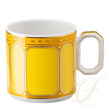 Чашка эспрессо с блюдцем 0,08л коллекции Signum by Swarovski 