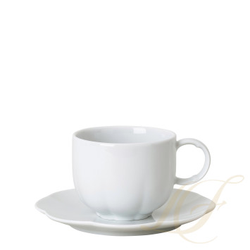 Чашка с блюдцем 0,3л коллекции Sonetto Bianco бренда Rosenthal