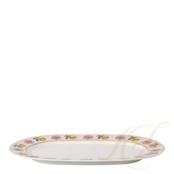 Блюдо овальное 34см коллекции Swarovski Idyllia 