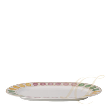 Блюдо овальное 40см коллекции Swarovski Idyllia 