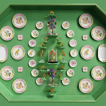 Тарелка десертная 18см коллекции Swarovski Idyllia 