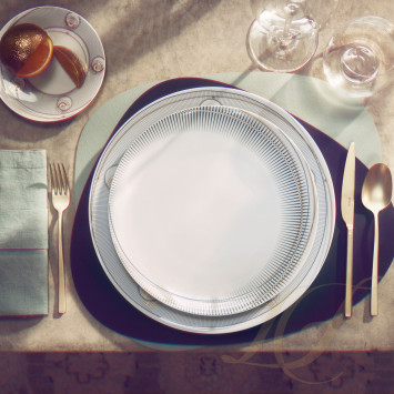 Тарелка главная 28см коллекции TAC Glitch бренда Rosenthal