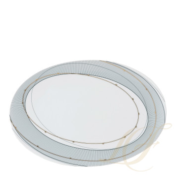 Блюдо овальное 34см коллекции TAC Glitch бренда Rosenthal