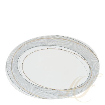 Блюдо овальное 38см коллекции TAC Glitch бренда Rosenthal