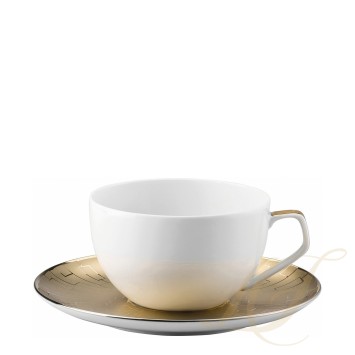 Чашка с блюдцем 0,30л коллекции TAC Skin Gold бренда Rosenthal