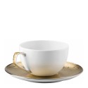 Чашка с блюдцем 0,30л коллекции TAC Skin Gold бренда Rosenthal