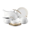 Чайный сервиз на 6 персон коллекции TAC Skin Gold бренда Rosenthal