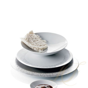 Тарелка закусочная 22см коллекции TAC Skin Platin бренда Rosenthal