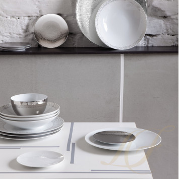 Коллекция TAC Skin Platin бренда Rosenthal