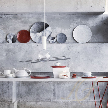 Тарелка главная 28см коллекции TAC Stripes 2.0 бренда Rosenthal