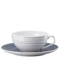 Чашка чайная с блюдцем 0,24л коллекции TAC Stripes 2.0 бренда Rosenthal