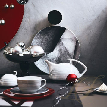 Тарелка десертная 16см коллекции TAC Stripes 2.0 