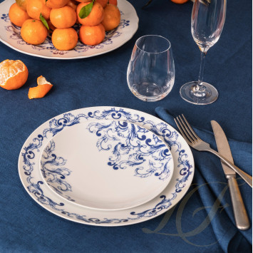 Тарелка закусочная 21см коллекции True Blue бренда Rosenthal