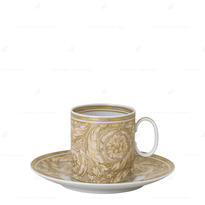 Чашка кофейная с блюдцем 0,23л коллекции Barocco 