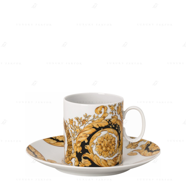 Чашка кофейная с блюдцем 0,23л коллекции Barocco 92 бренда Rosenthal Versace