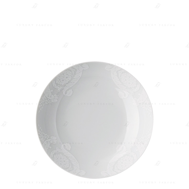 Тарелка суповая 22см коллекции Barocco 92 Bianco бренда Rosenthal Versace