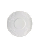 Чашка эспрессо с блюдцем 0,1л коллекции Barocco 92 Bianco бренда Rosenthal Versace