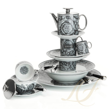 Чайный сервиз на 6 персон коллекции Barocco бренда Rosenthal Versace