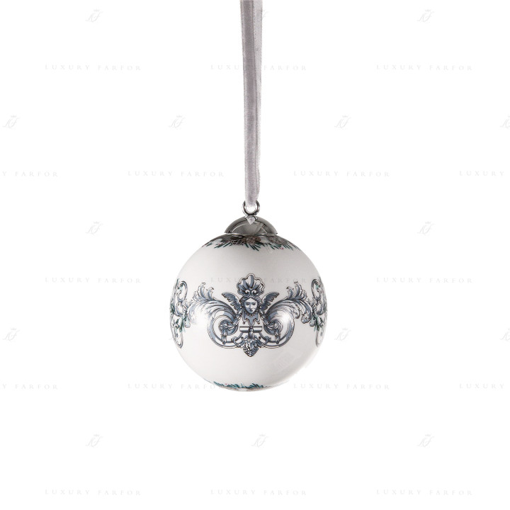 Фарфоровый шар 7,5см коллекции Coupe Dieux Holiday бренда Rosenthal Versace