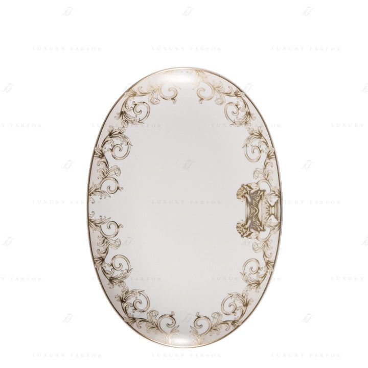 Блюдо овальное 33см коллекции La Coupe des Dieux бренда Rosenthal Versace
