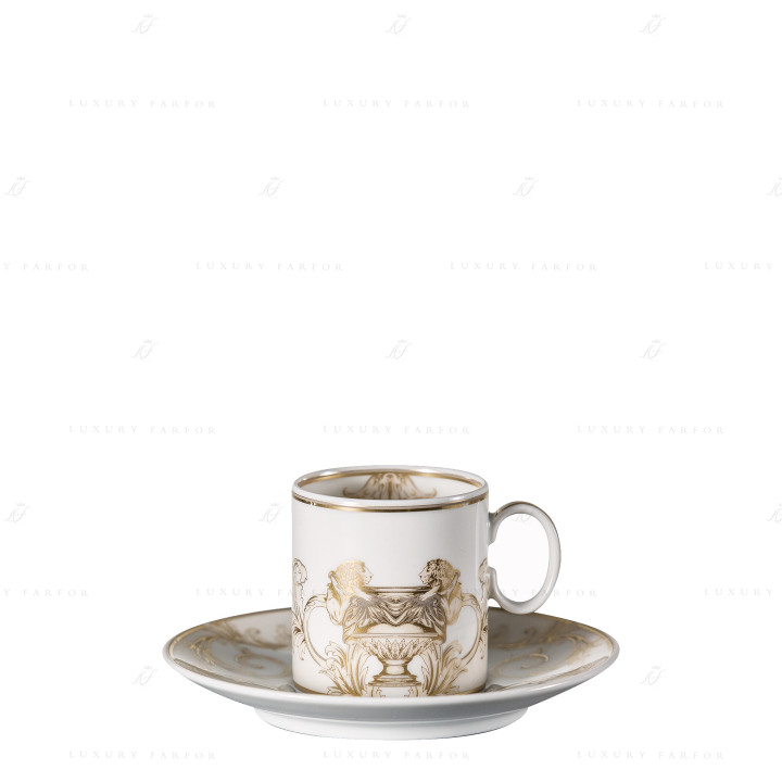 Чашка эспрессо с блюдцем 0,1л коллекции La Coupe des Dieux бренда Rosenthal Versace