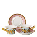 Чашка чайная с блюдцем 0,22л коллекции Le Jardin de Versace Anniversary бренда Rosenthal Versace