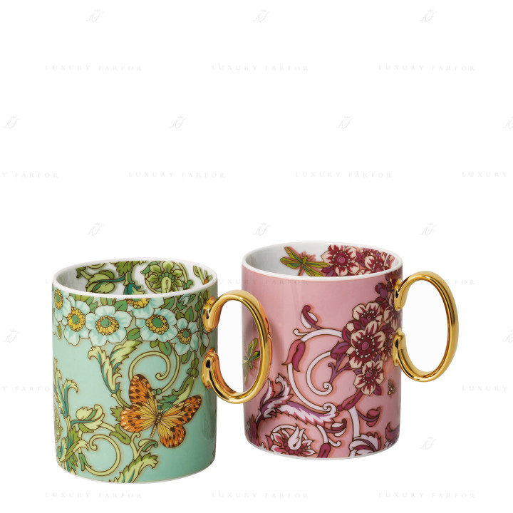 Кружка 0,3л, 2шт. коллекции Le Jardin de Versace Anniversary бренда Rosenthal Versace