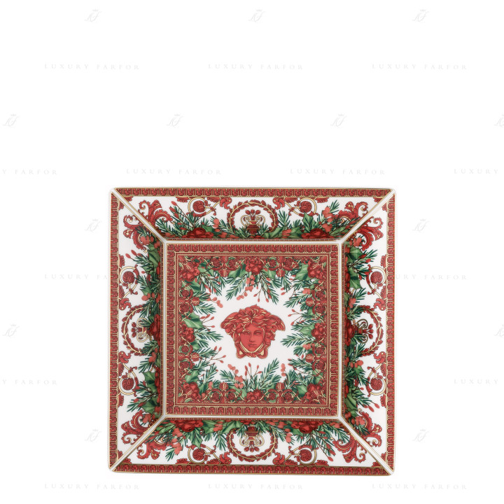 Чаша квадратная 18см коллекции Love Baroque Holiday бренда Rosenthal Versace