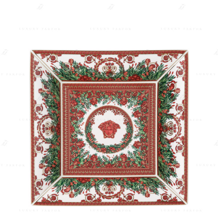 Чаша квадратная 28см коллекции Love Baroque Holiday бренда Rosenthal Versace