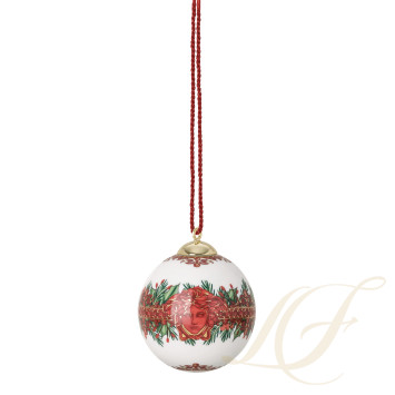 Фарфоровый шар 7,5см коллекции Love Baroque Holiday бренда Rosenthal Versace