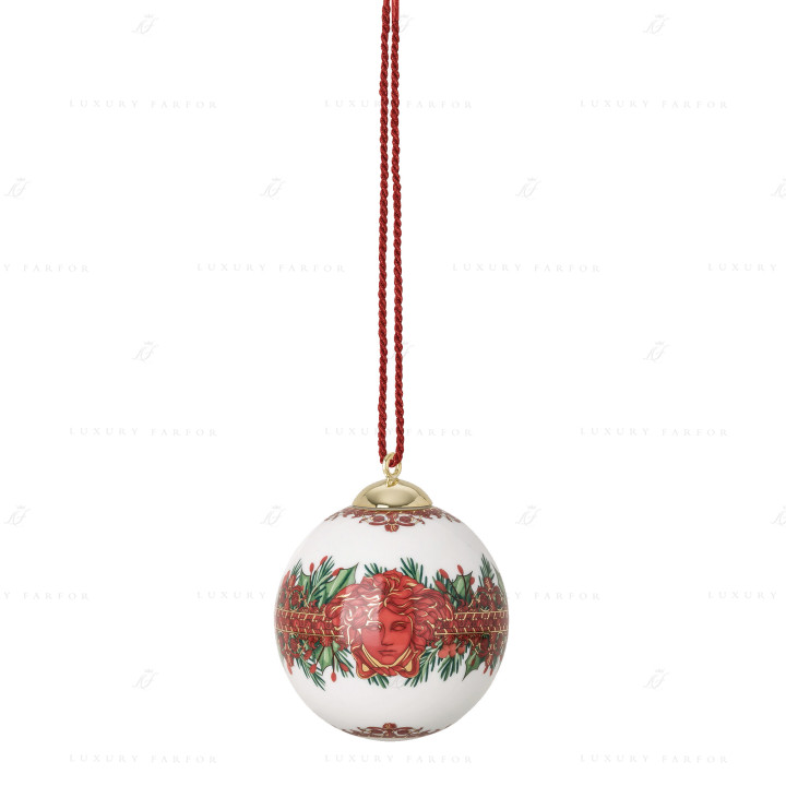 Фарфоровый шар 7,5см коллекции Love Baroque Holiday бренда Rosenthal Versace